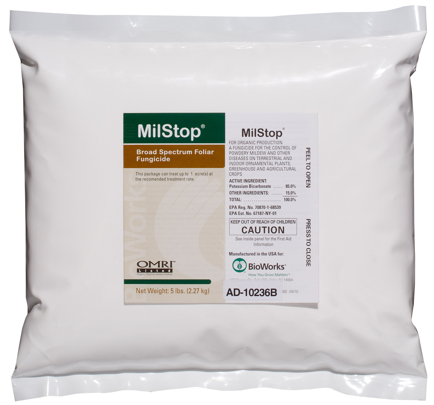 MilStop® Foliar Fungicide 5 lb Bag