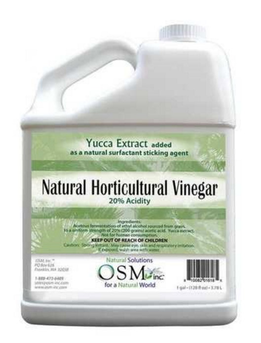 OSM Natural Horticultural Vinegar 1 Gallon Jug - 4 per case