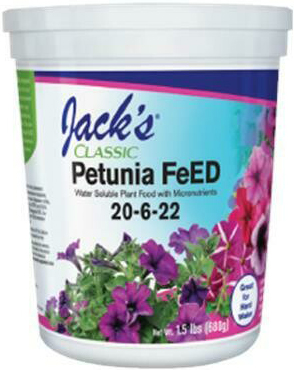 Petunia FeEd 20-6-22 1.5 lb Jack - 12 per case