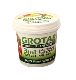 GROTAB 4-8-4 Premium Plant Starter Tab Retail 16 Count