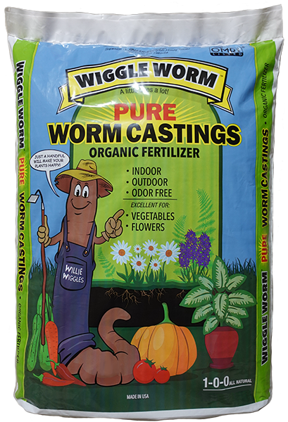 Wiggle Worm Worm Castings 15 lb Bag - 150 per pallet