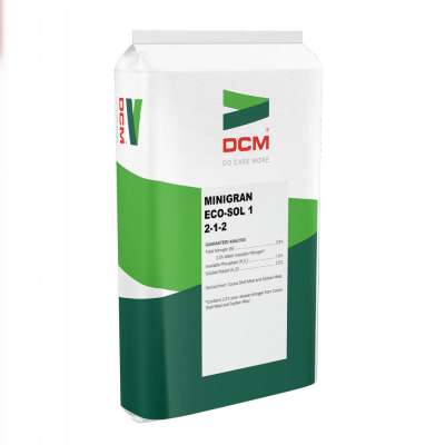 DCM® Minigran® Eco-Sol 1 2-1-2 40 lb bag - 60 per pallet