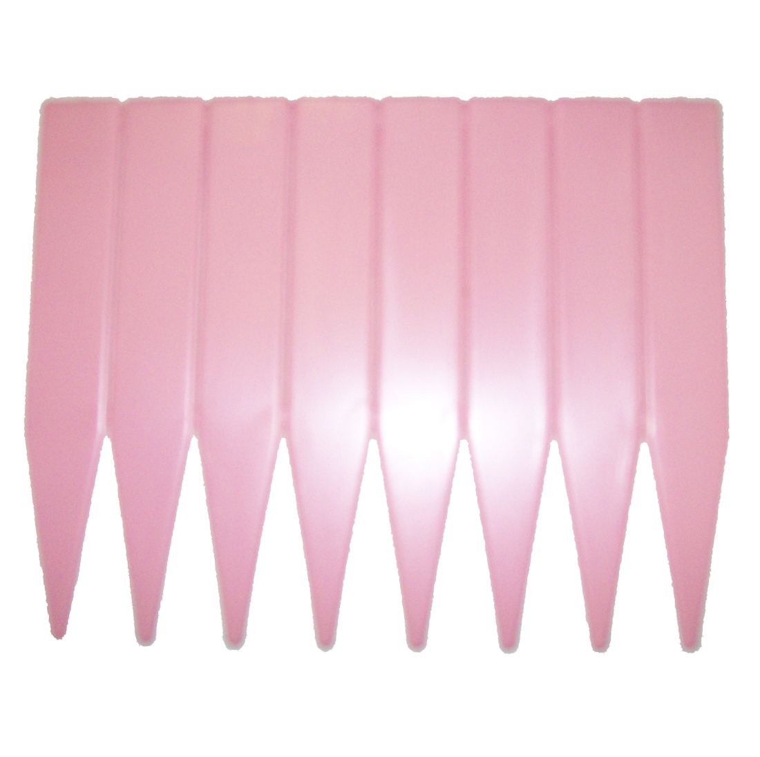 Plastic Label Inj Molded 4" x 5/8" Pink - 1000 per box
