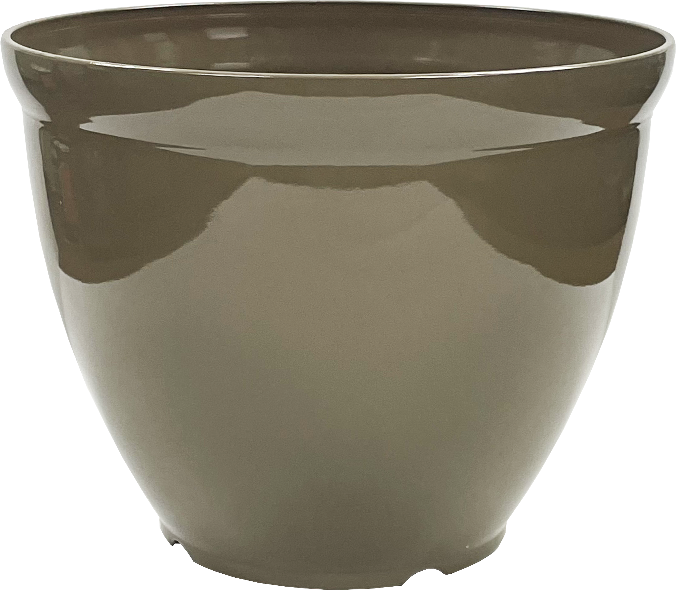 15 x 11.5 Inch Bell Planter Military Green Gloss - 12 per case