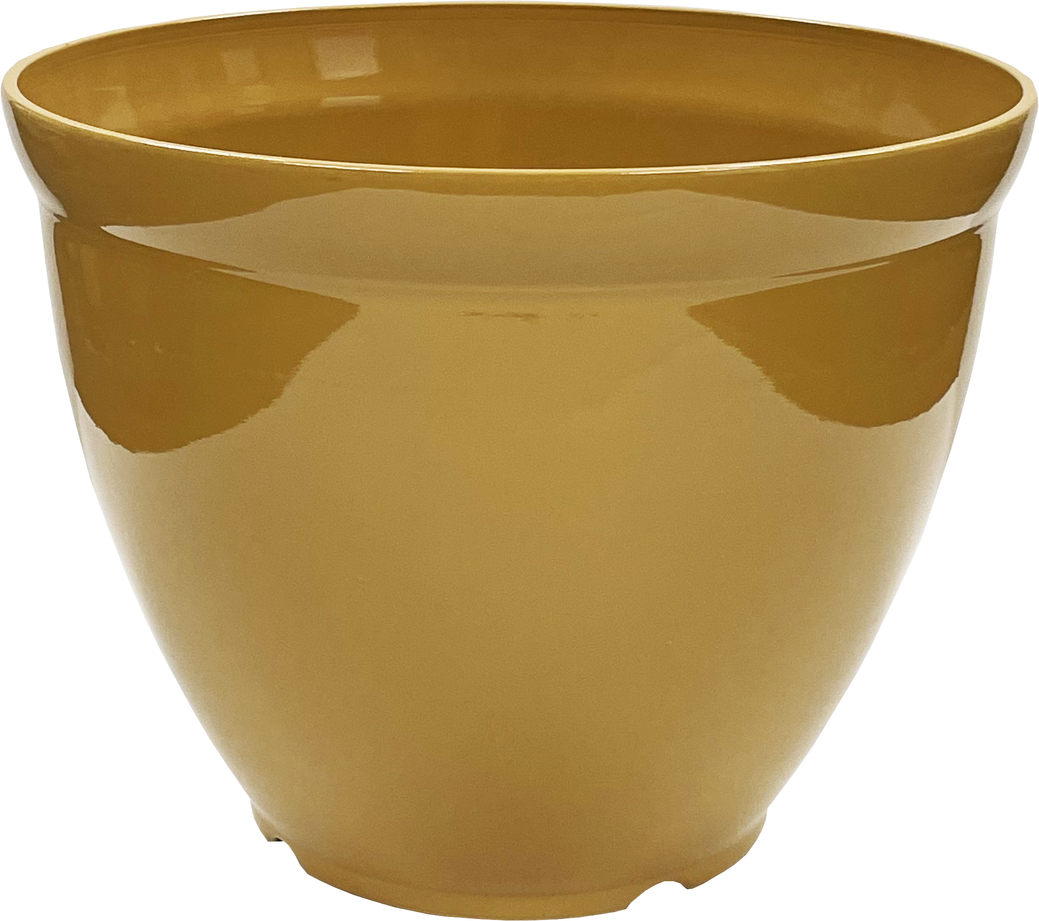 15 x 11.5 Inch Bell Planter Harvest Gold Gloss - 12 per case