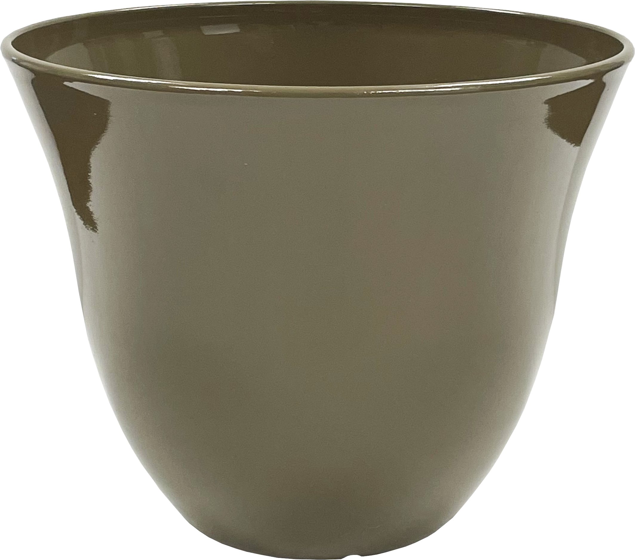 13 x 10.5 Inch Baby Bell Planter Military Green Gloss - 12 per case