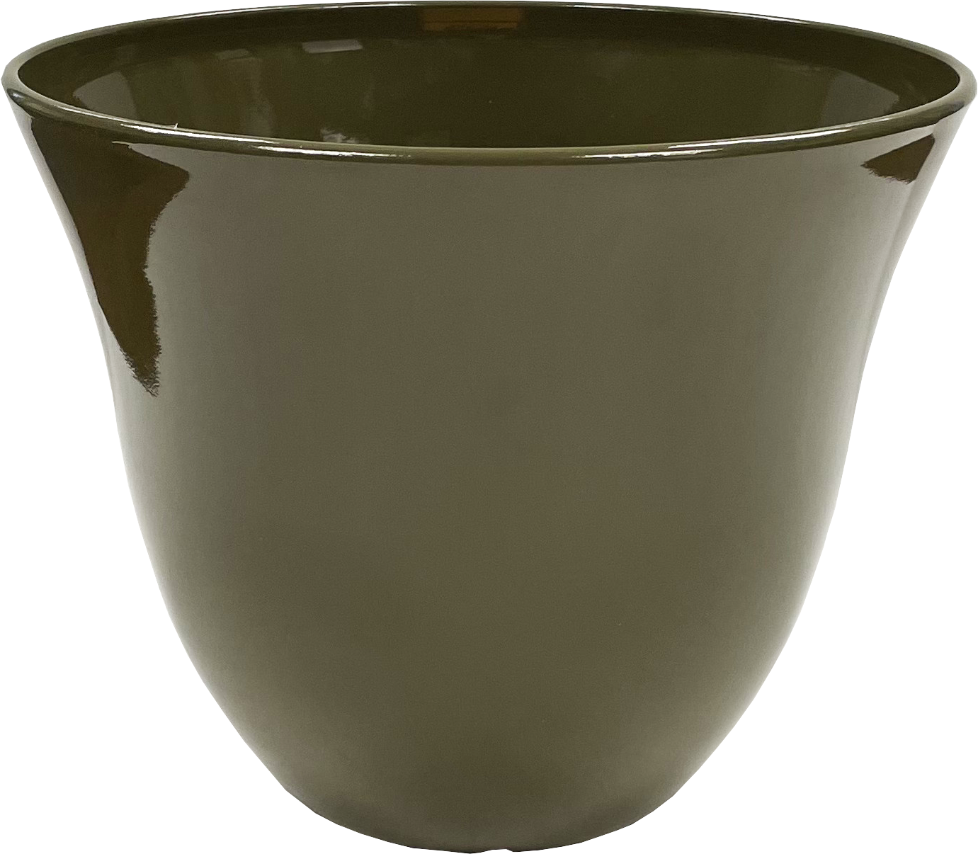 13 x 10.5 Inch Baby Bell Planter Avocado Green Gloss - 12 per case