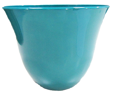 13” x 10.5” Baby Bell Planter Teal Gloss - 12 per case
