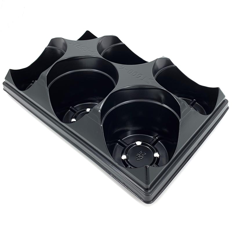 Grower Direct 6 Count Tray for 6.00 Round Pots 100/cs