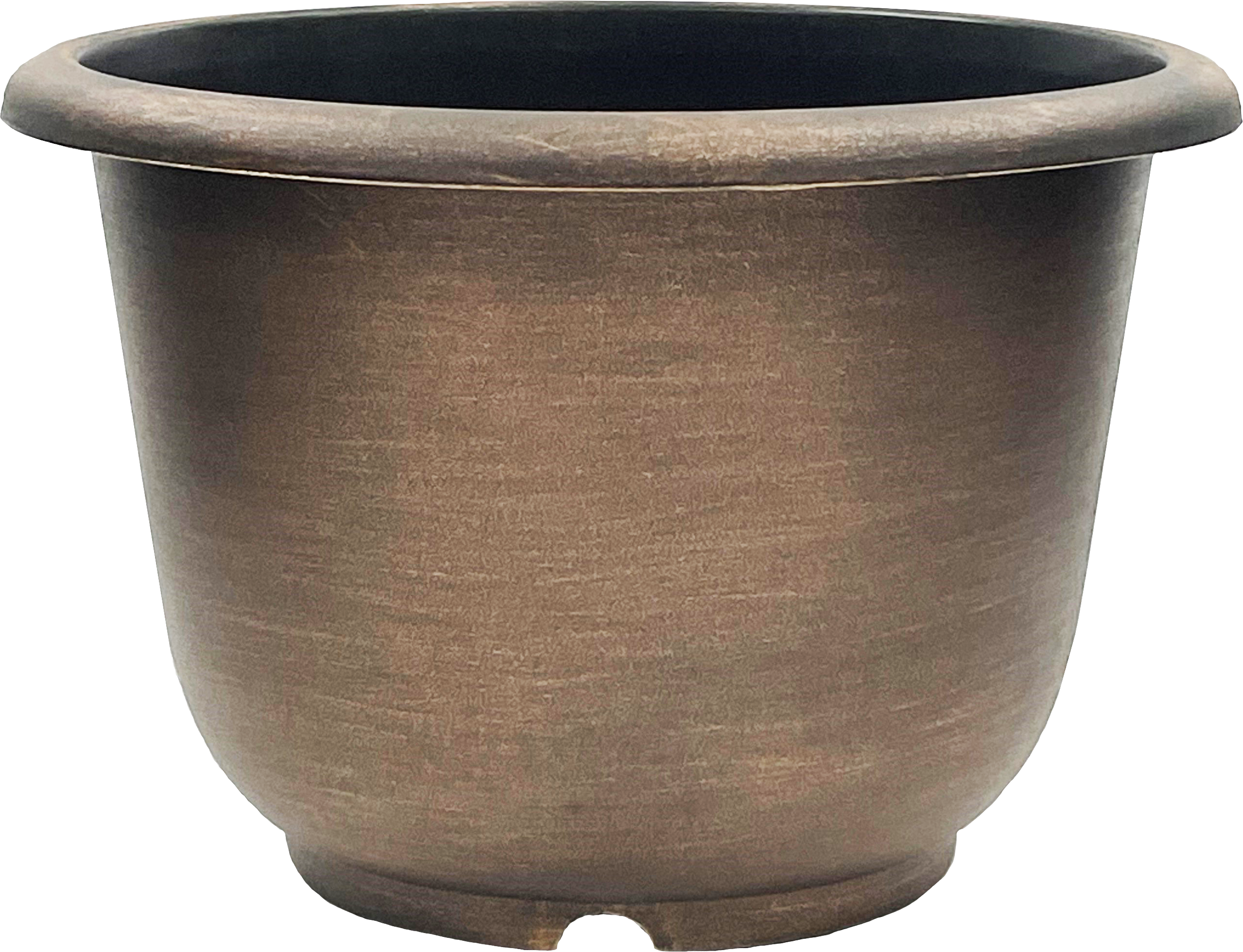 18.5 Inch Sandy Planter Black with Copper Wash – 7 per case