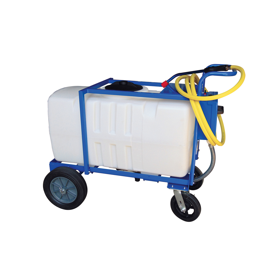 Battery Operated Watering Cart 50 Gallon 4.9 gpm