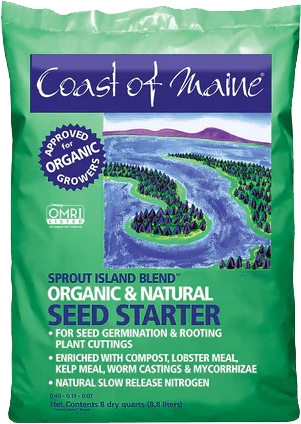 Coast of Maine™ Sprout Island Blend™ Organic & Natural Seed Starter 8 qt Bags - 6 per case
