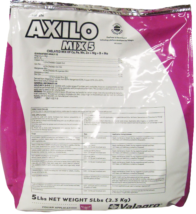 Axilo Mix 5, 5 lb Bag - 8 per case