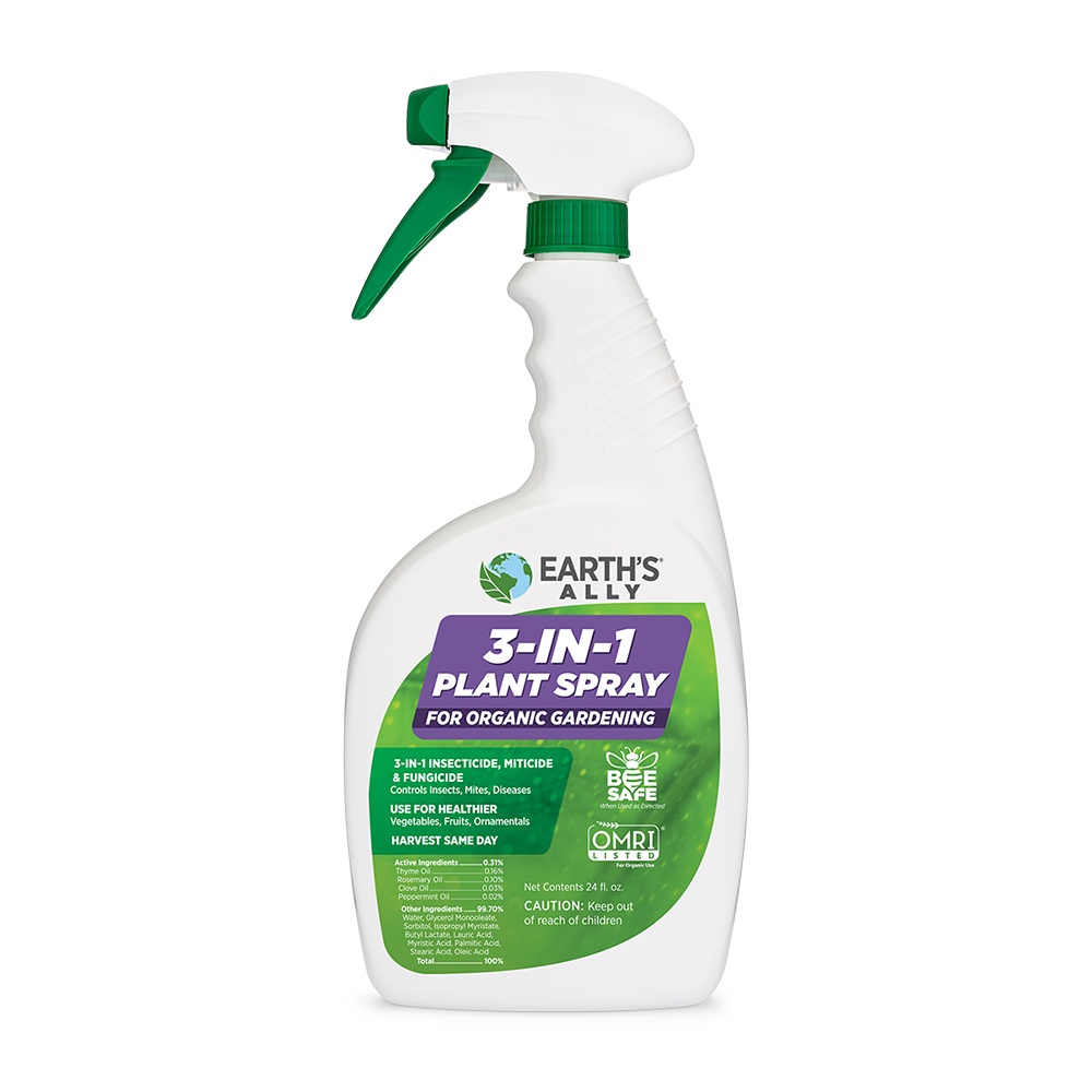 Earth's Ally 3-1 Plant Spray RTU 24oz, 6 per case